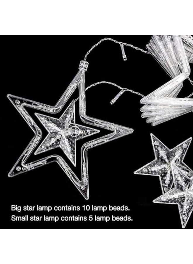 ستائر ديوالي 12 نجمة LED سلسلة أضواء للديكور - Image 4