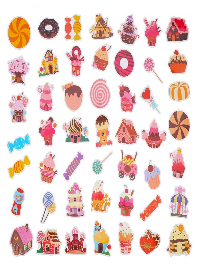 Cleverplay 100 Pack Candyland Stickers, Candy Land Party Favors, Birthday Decorations - Image 3