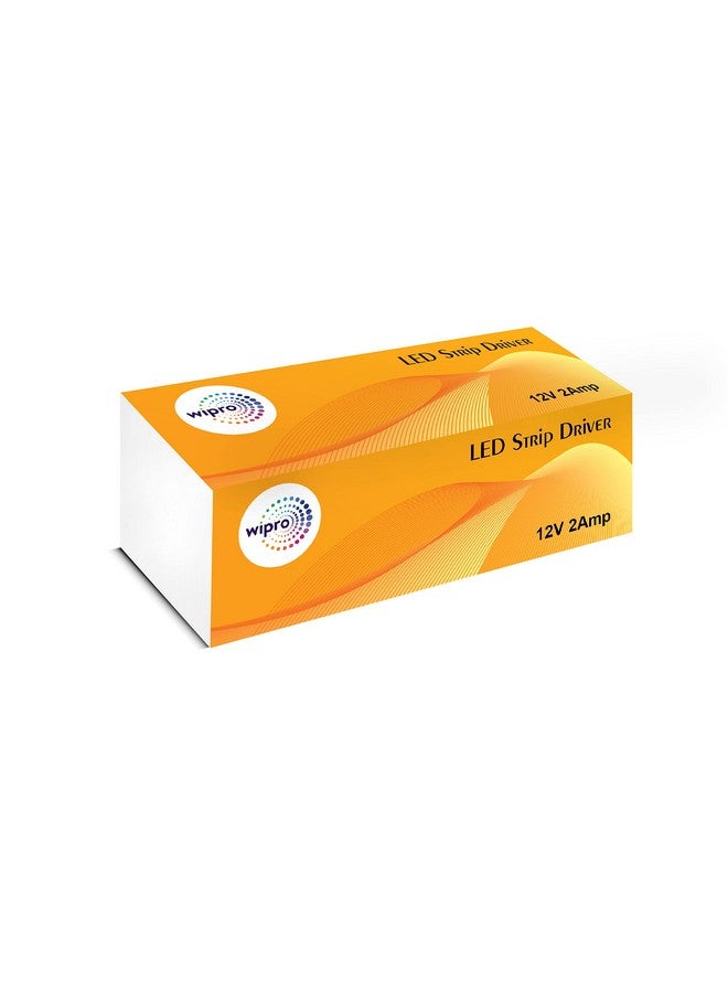 wipro 2 Amp LED Strip Driver | LED Strip Connector | for Indoor Strip Light, 12V DC Output (Pack of 1)