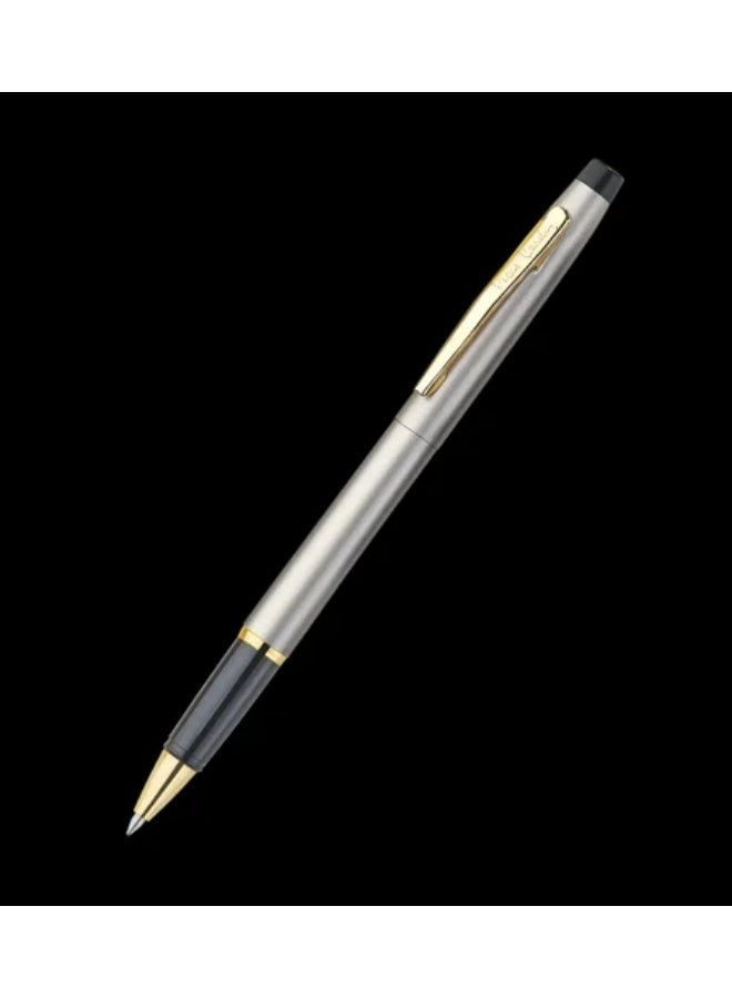 pierre cardin KRISS Satin Nickle Roller Pen - Image 1