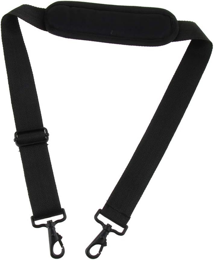 klarako Adjustable Belt Strap for Guitar Bass Violin Bag Case Box Replacement Parts - Black, 62mm - Image 2