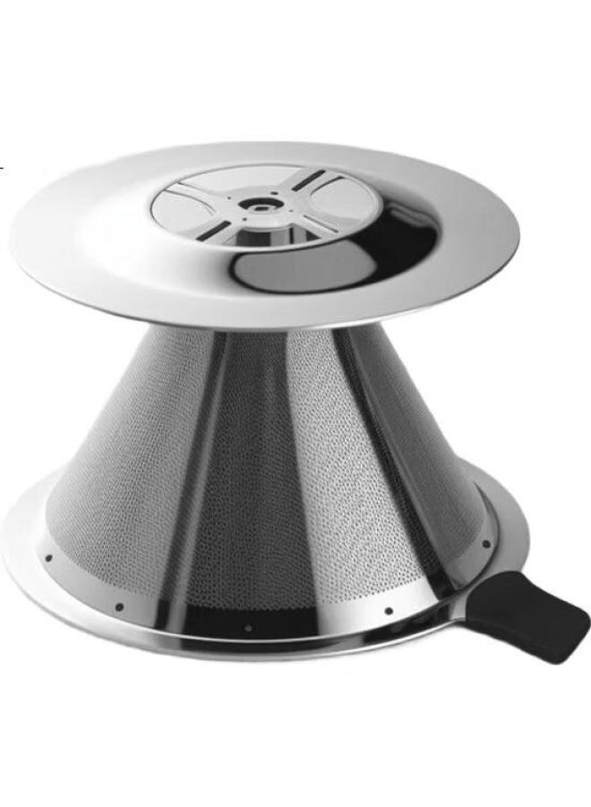 Cliton Coffee Filter Dripper Pour-Over Kettle, 304 Stainless Steel Filter, Drip Coffee Maker, Filter Mesh, 2 Servings - Image 3