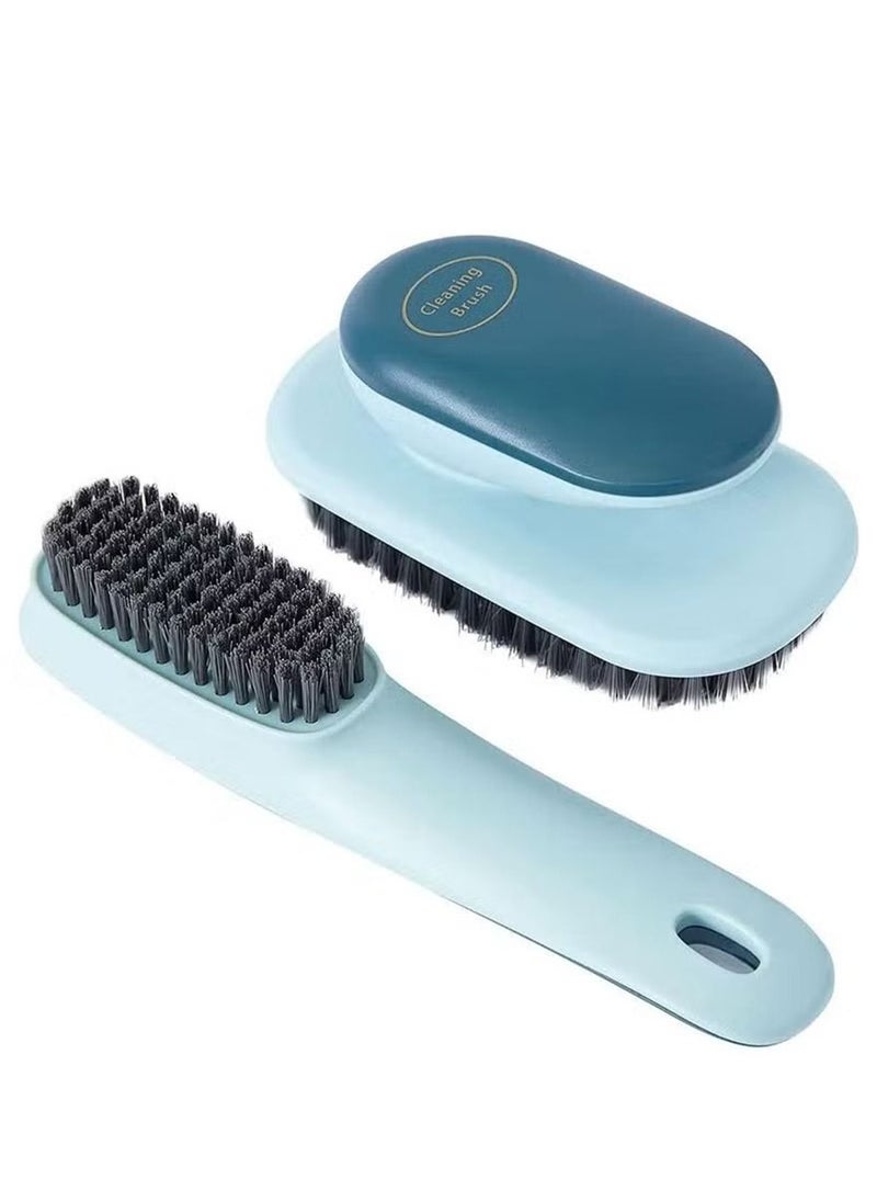 Generic - 2 Pack Laundry Brush Shoe Cleaning Brush Scrub Brush for Stains Household Bathroom Cleaning Clothes Shoes Scrubbing Ergonomics Grip Easy Hold - Image 1