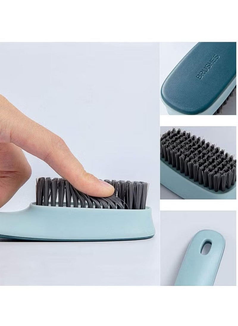 Generic - 2 Pack Laundry Brush Shoe Cleaning Brush Scrub Brush for Stains Household Bathroom Cleaning Clothes Shoes Scrubbing Ergonomics Grip Easy Hold - Image 1
