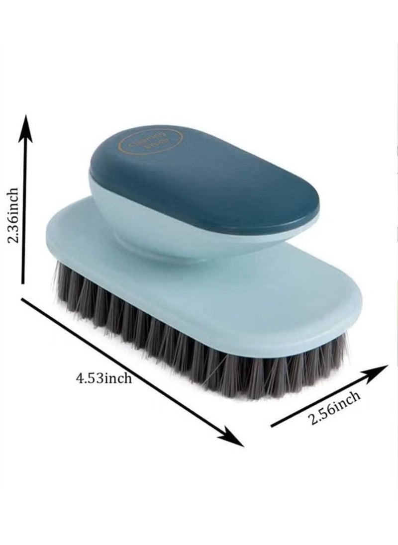 Generic - 2 Pack Laundry Brush Shoe Cleaning Brush Scrub Brush for Stains Household Bathroom Cleaning Clothes Shoes Scrubbing Ergonomics Grip Easy Hold - Image 1