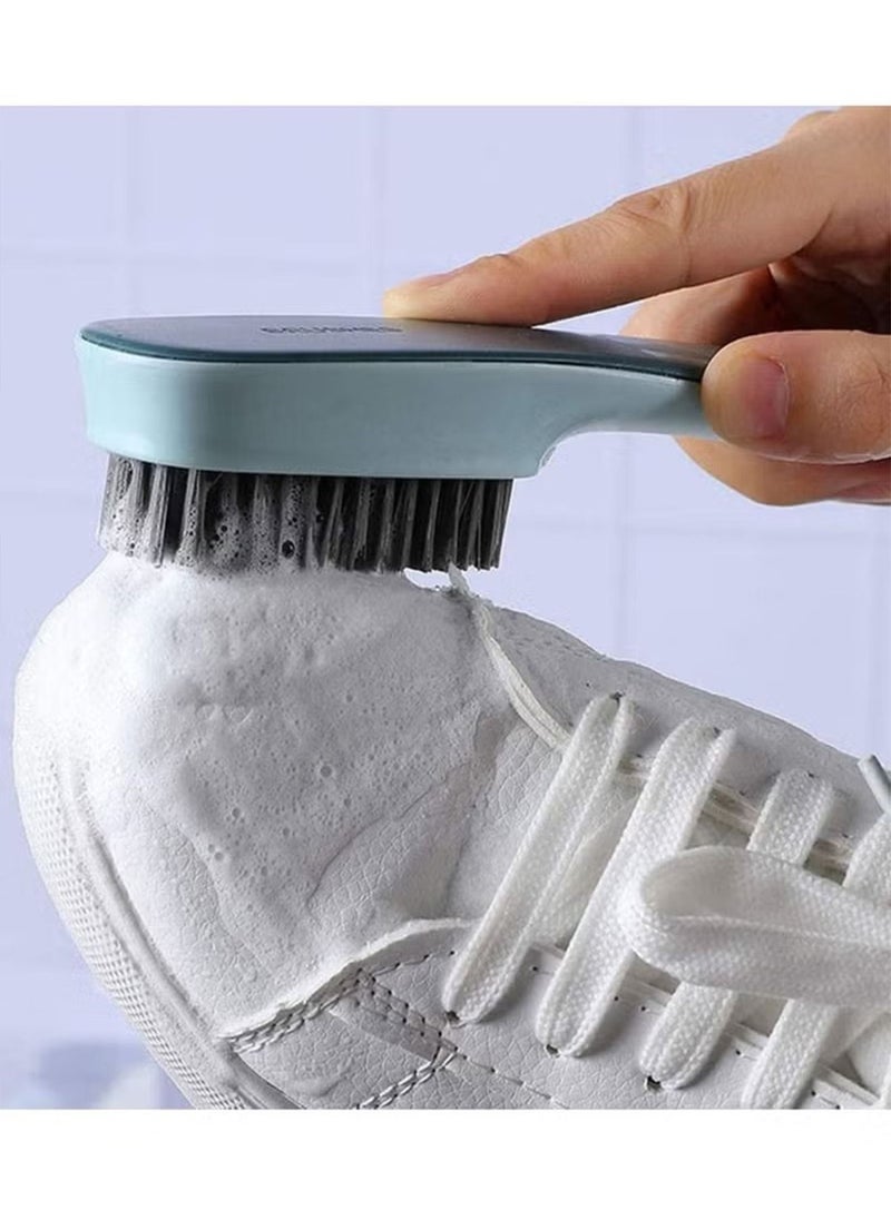 Generic - 2 Pack Laundry Brush Shoe Cleaning Brush Scrub Brush for Stains Household Bathroom Cleaning Clothes Shoes Scrubbing Ergonomics Grip Easy Hold - Image 1