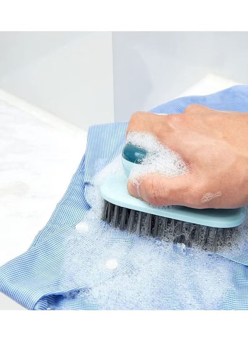 Generic - 2 Pack Laundry Brush Shoe Cleaning Brush Scrub Brush for Stains Household Bathroom Cleaning Clothes Shoes Scrubbing Ergonomics Grip Easy Hold - Image 1