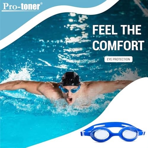 Protoner Swimming Set combo Goggles, cap & Ear Plugs - Image 3