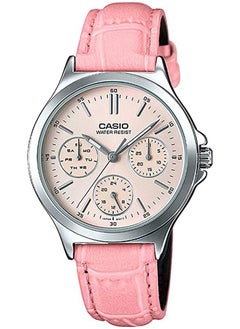 CASIO Women's Enticer Chronograph Watch LTP-V300L-4AUDF - 33 mm - Pink  - Image 1