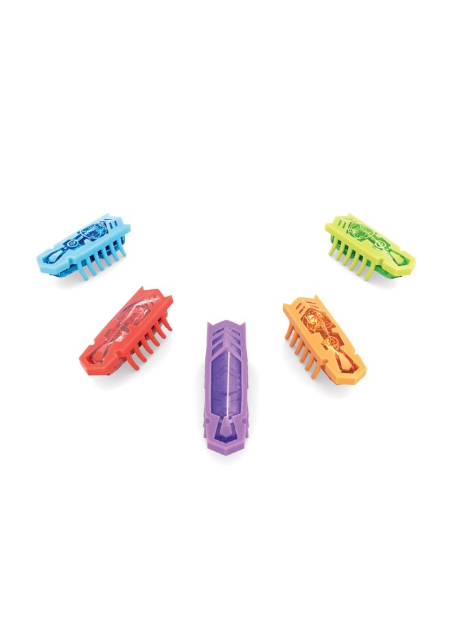 Hex Bug HEXBUG Nano 5 Pack - 4 nanos Plus Bonus Flash Nano - Sensory Vibration Toys for Kids and Cats - Small HEX Bug Tech Toy - Batteries Included - Multicolor - Image 2