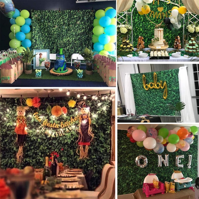 SJOLOON 5X7ft Green Leaves Backdrop Greenery Backdrop Natural Green Lawn Party Photography Backdrop Birthday Newborn Baby Lover Wedding Photo Studio Props 10923 - Image 3