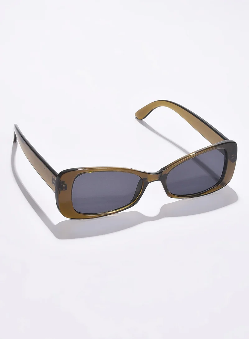 صوص هاوت Black Lens Blue Butterfly Sunglasses
