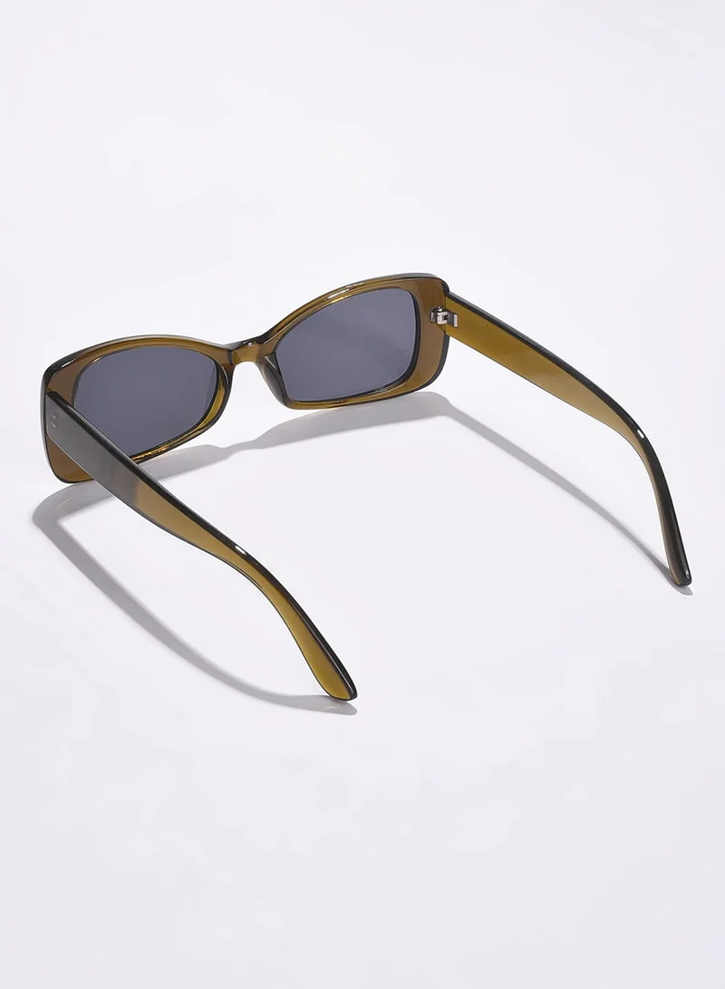صوص هاوت Black Lens Blue Butterfly Sunglasses