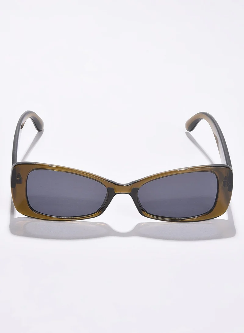 صوص هاوت Black Lens Blue Butterfly Sunglasses