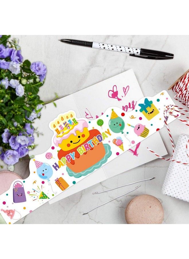ceiba tree - Happy Birthday Crowns Birthday Hats For Kids Teachers Students Classroom Party Favor 30Pcs - Image 1
