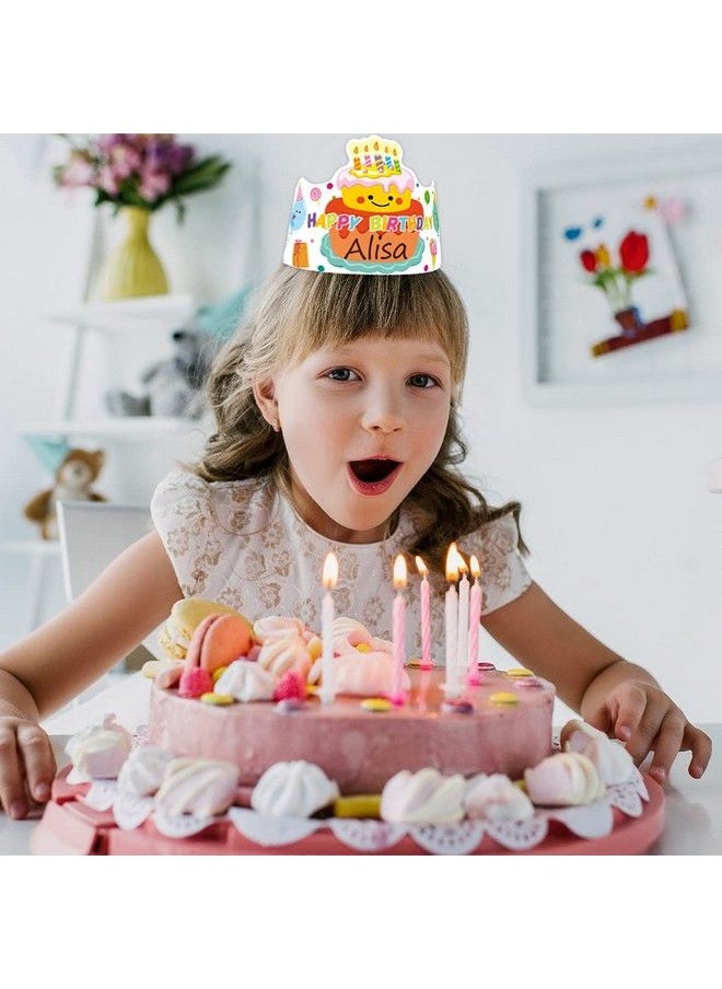 ceiba tree - Happy Birthday Crowns Birthday Hats For Kids Teachers Students Classroom Party Favor 30Pcs - Image 1