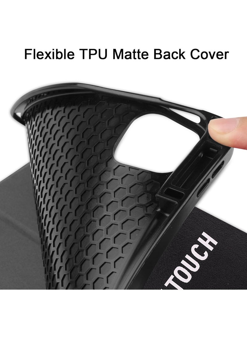 General Case Compatible with iPad Pro 13 2024 Built-in Pencil Holder, Lightweight Trifold Smart Tablet Case Multi-Angle Stand Cover for iPad Pro 13 inch 2024 with Auto Wake/Sleep  - Image 5