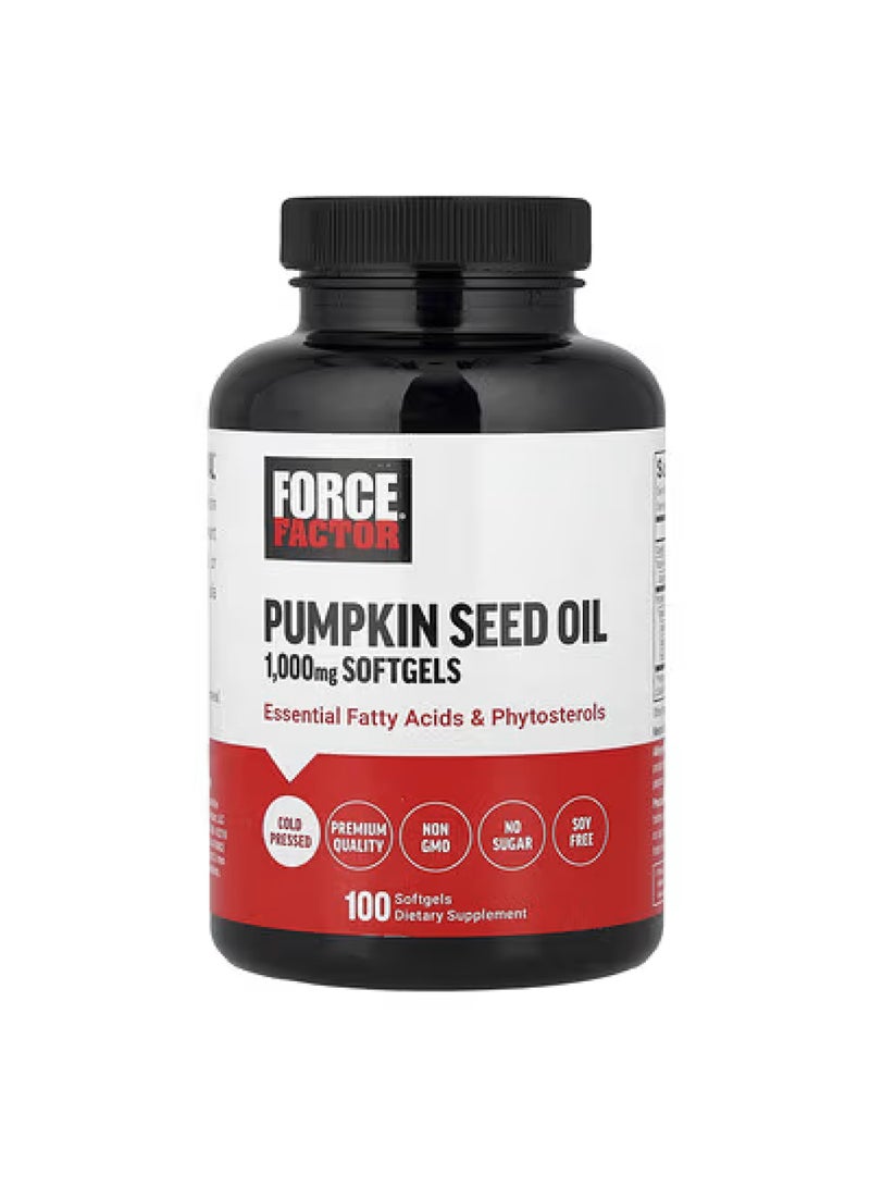 Pumpkin Seed Oil, 1,000 mg, 100 Softgels