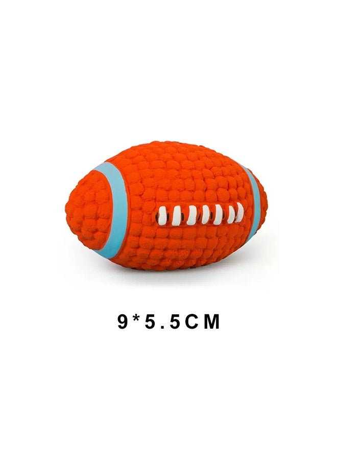 لعبة لعبة لعبة غير قابلة للتدمير لعبة الصرير دائم مرونة الكرة التفاعلية لتدريب اصطياد وجلب ألعاب الرجبي خفيفة الوزن العائمة للسلالات المتوسطة الكبيرة - Image 5