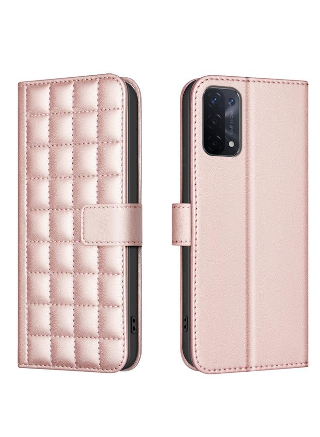 اس-توب جراب هاتف جلدي مربع الشكل لهاتف OPPO A74 5G / A93 5G / A54 5G - Image 1