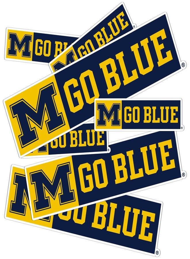 Desert Cactus University of Michigan Sticker Michigan Wolverines Vinyl Decal Laptop Water Bottle Car Scrapbook Sheet (Type 3-7) - Image 1