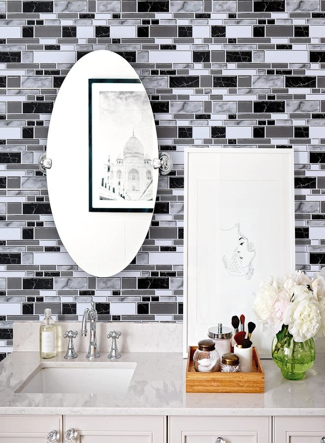 Livebor Peel and Stick Backsplash Wallpaper Kitchen Backsplash Wallpaper 17.7inch x 118.1inch Tile Contact Paper Kitchen Peel and Stick Countertops Waterproof Contact Paper for Bathroom Tile Vinyl - Image 2