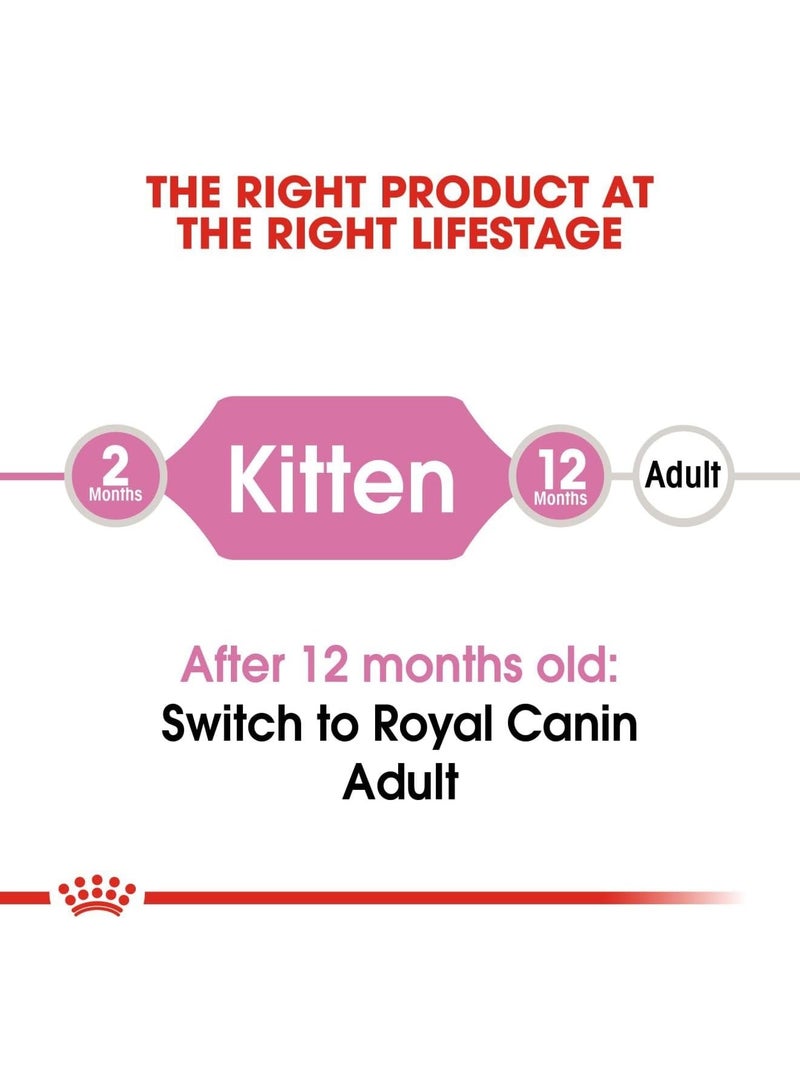 Royal Canin Feline Health Nutrition Kitten 2kg Cat Dry Food - Image 3