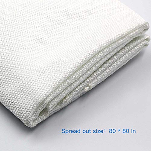 Gihunk Welding Blanket Heavy Duty Fiberglass Fire Blanket Protect Work Area from Sparks (80 x 80 inches) - Image 5