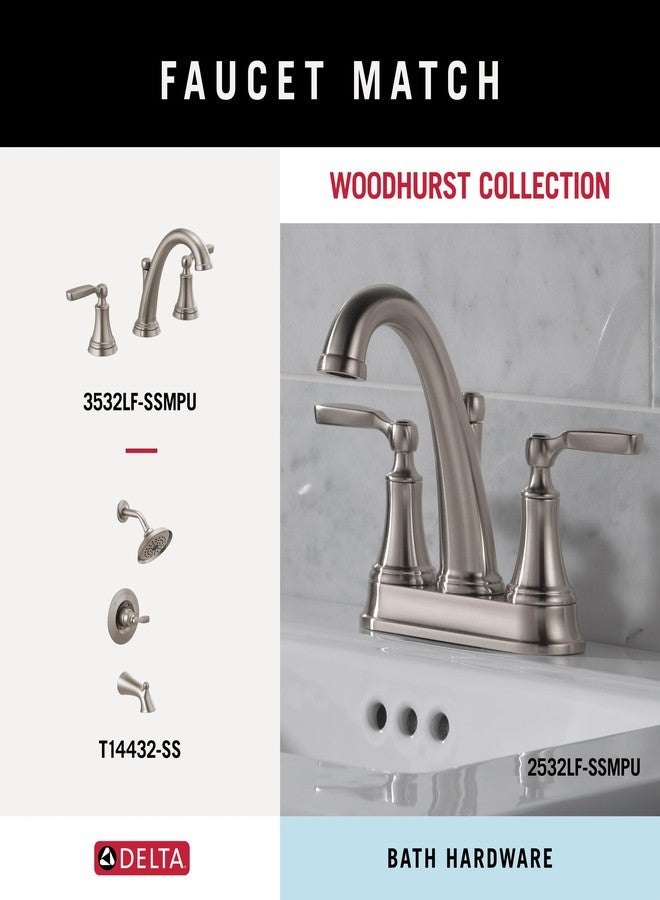 Delta Woodhurst (1-Pack) Hand Towel Holder Brilliance Stainless Steel Towel Racks for Bathroom Wall Round Towel Ring Holder for Bath Towel Hanger for Kitchen, Bathroom Accessories 73246-SS - Image 4
