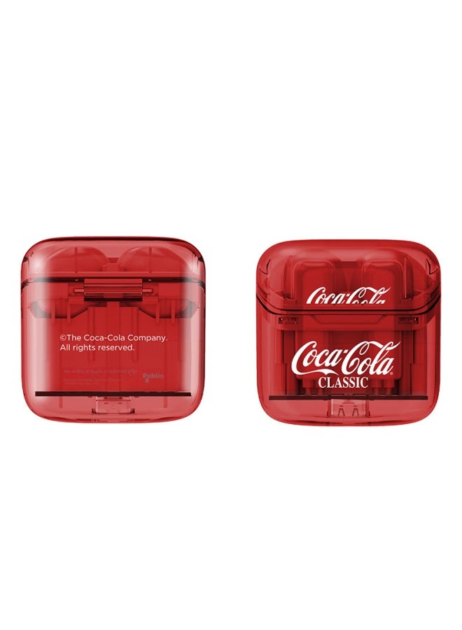 Coca-cola T01 Bluetooth Earphones, Semi-in Noise-cancelling Headphones, Sports Running Headphones, Wireless, Compatible With Apple, Xiaomi, Huawei Earphones - Image 3
