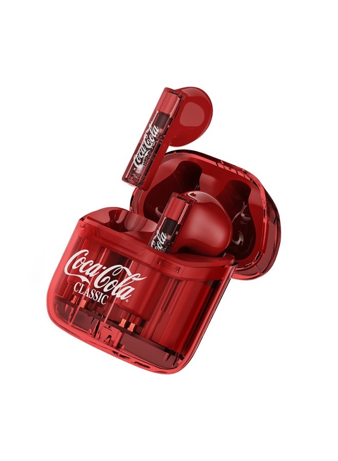Coca-cola T01 Bluetooth Earphones, Semi-in Noise-cancelling Headphones, Sports Running Headphones, Wireless, Compatible With Apple, Xiaomi, Huawei Earphones - Image 2