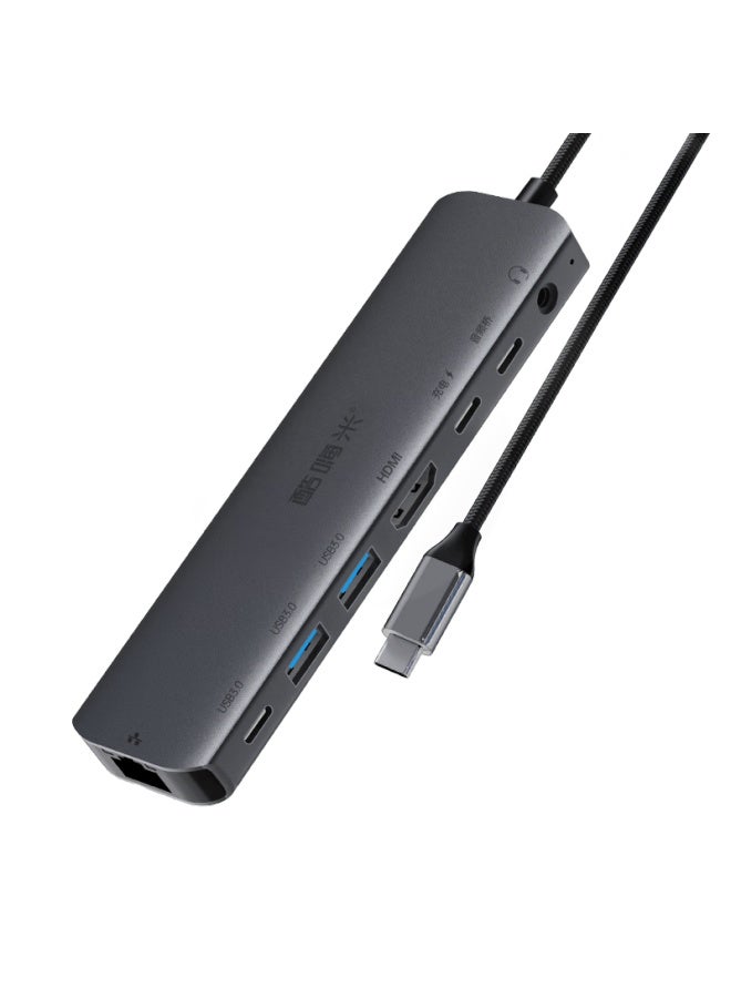 Crehivi Type-c Multi-functional Expansion Dock, 4k Hub, Hdmi Converter, Pd Fast Charging Adapter, Apple Usb 3.0 Laptop Converter, Extension Cable