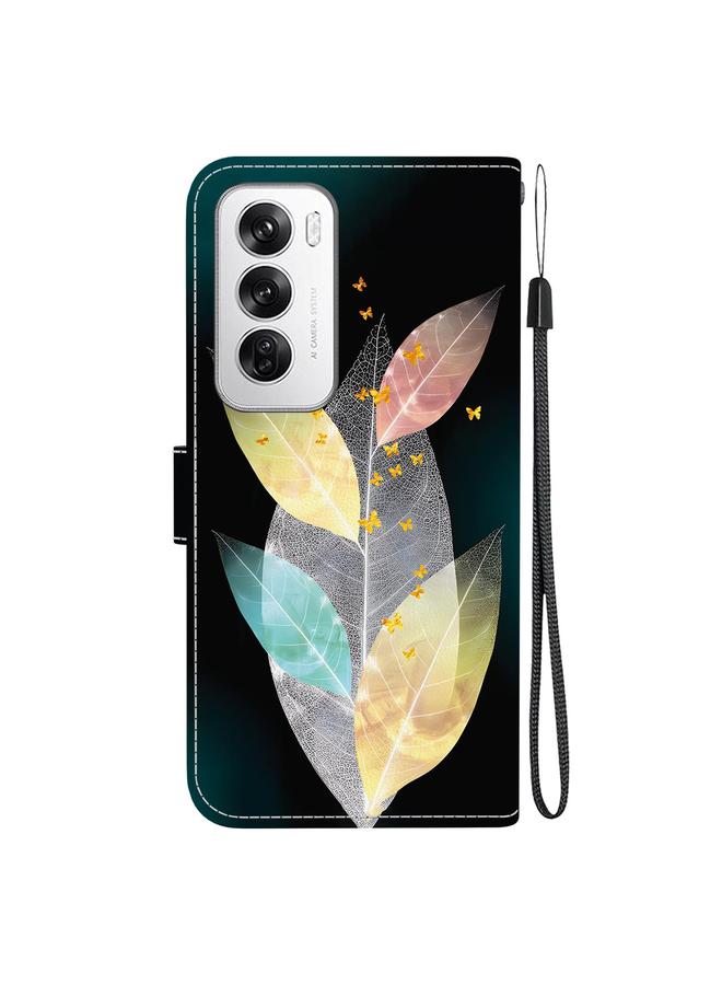 S-TOP Case For OPPO Reno12 5G Global Crystal Texture Colored Drawing Leather Phone Case - Image 3