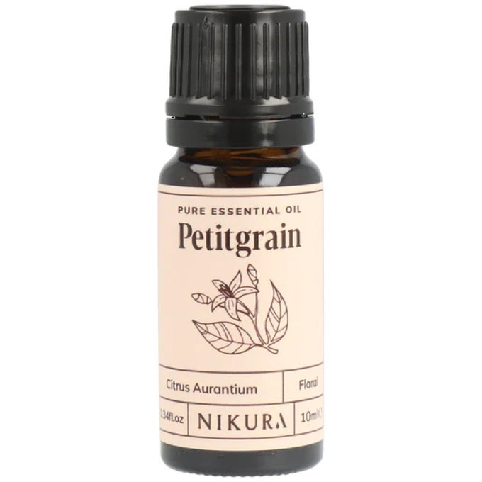 PETITGRAIN ESSENTIAL OIL - 10ML | 100% PURE NATURAL OILS | PERFECT FOR LIFTING MOOD, AROMATHERAPY, DIFFUSERS, HUMIDIFIER | GREAT FOR CLEAN HOME, MASSAGE, HAIR | VEGAN & UK MADE