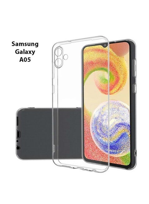 حافظة شفافة لهاتف سامسونج جالاكسي A05، غطاء شفاف لطيف، مقاوم للخدش، حافظة هاتف نحيفة من البولي يوريثان الحراري الناعم مضادة للصدمات للفتيات والنساء لهاتف سامسونج A05