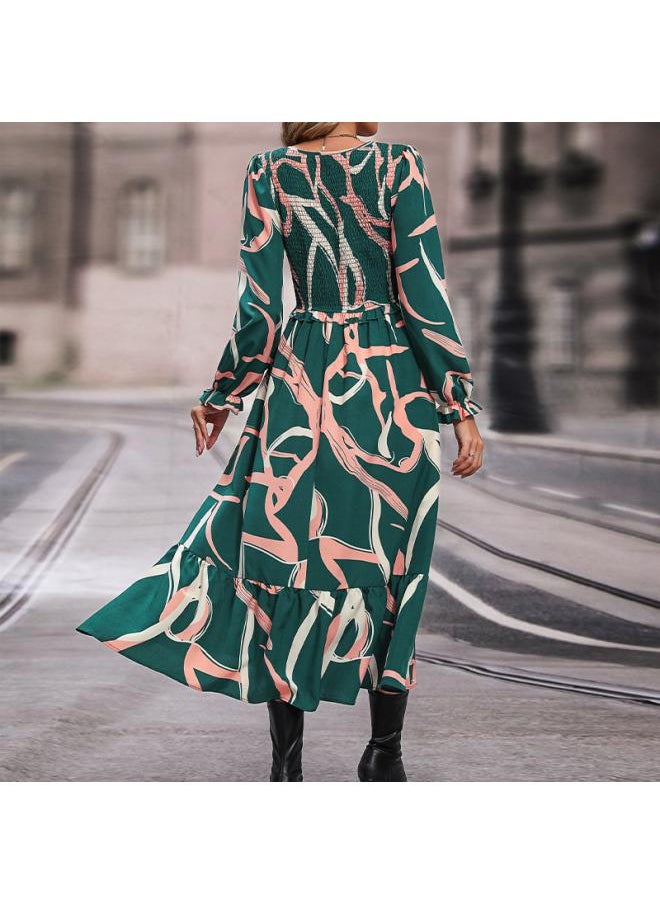 VUELO - Wholesale Autumn New Fashion Women'S Printed Long Sleeve Dress - Image 1