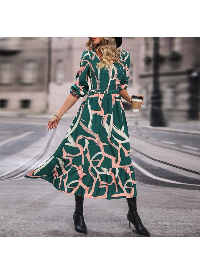VUELO - Wholesale Autumn New Fashion Women'S Printed Long Sleeve Dress - Image 1
