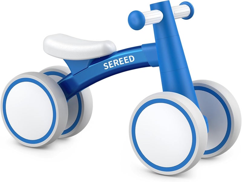 SEREED Baby Balance Bike for 1 Year Old Boys Girls 12-24 Month Toddler Balance Bike, 4 Wheels Toddler First Bike, First Birthday Gifts - Image 1
