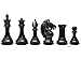 House of Chess EbonizedBoxwood Rio Staunton Chess Pieces King Height 4 Inch 102 mm 2 Extra Queens Triple Weighted - Image 4
