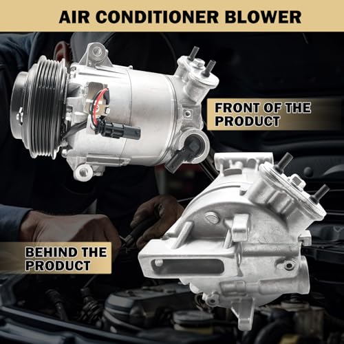 Aspligo Air Conditioner AC Compressor Fits for Chevrolet Malibu Impala Malibu Limited 2.0L 2.5L 2013-2018, for Buick Regal 2.0L 2.4L 2014-2017, with A/C Clutch, Replaces 22910274, 22947668 - Image 3