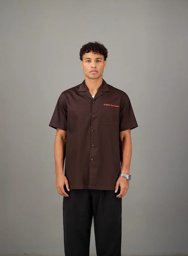 I'LL WRITE YOU LETTERS Coffee Bean S/S Shirt