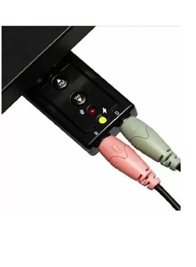7.1 Channel USB External Sound Card Audio Adapter Black - Image 5