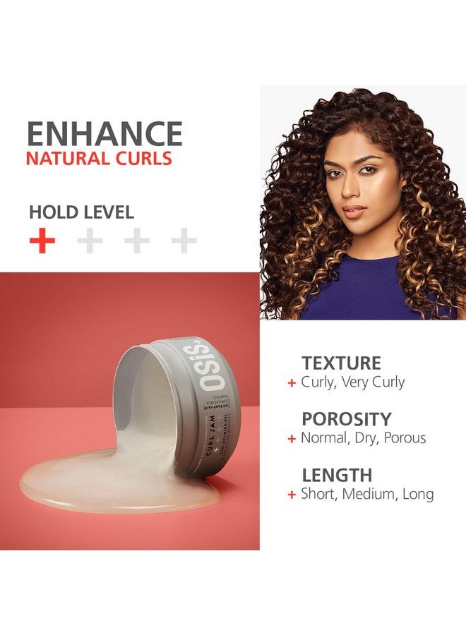 Osis+ Schwarzkopf Professional OSiS+ Curl Jam - Curl Defining Gel for Hair styling I Light Hold I For natural shine and Soft Bouncy Curls | Protection against Humdity | Provides intense Moisture | Vegan | Glycerin | 300 ml - Image 4