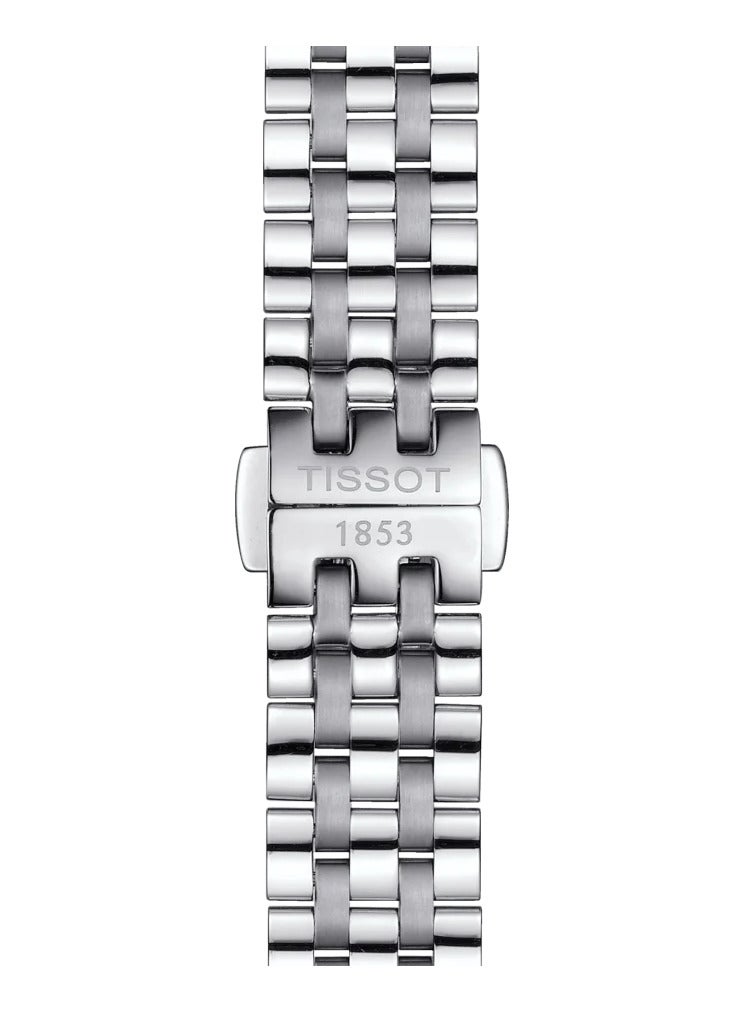 TISSOT Carson Premium Silver Dial Silver Steel Strap Watch for Men - T122.417.11.033.00 - Image 5