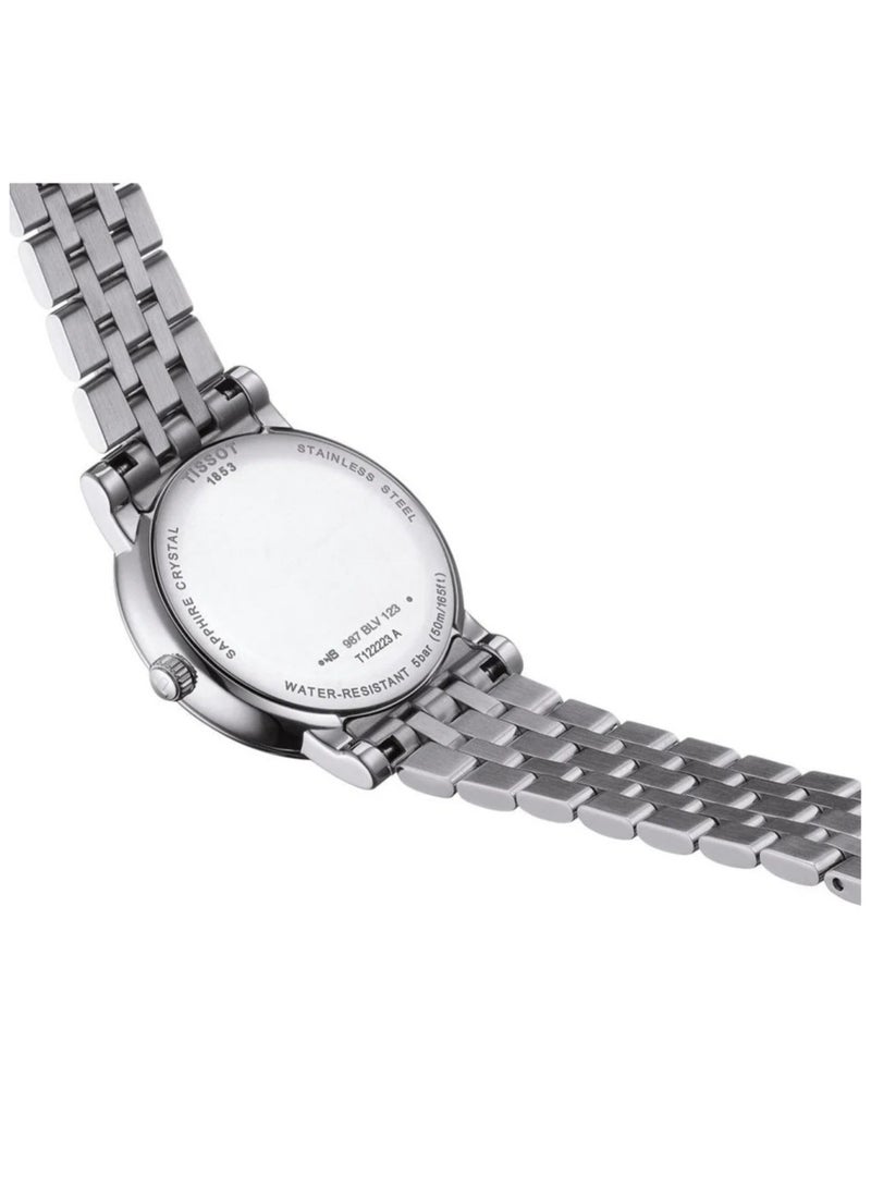 TISSOT Carson Premium Silver Dial Silver Steel Strap Watch for Men - T122.417.11.033.00 - Image 3