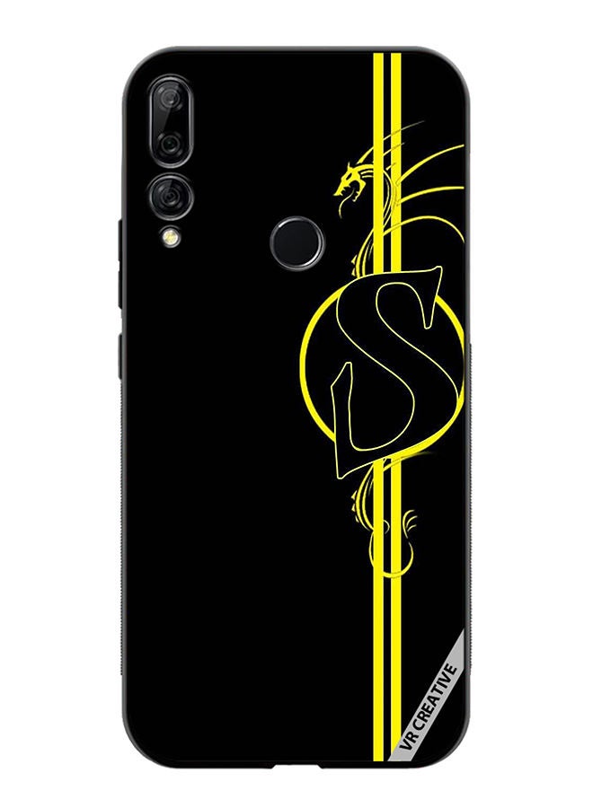 VR CREATIVE Protective Case Cover For Huawei Y9 Prime 2019 Letter S Design Multicolour - Image 1