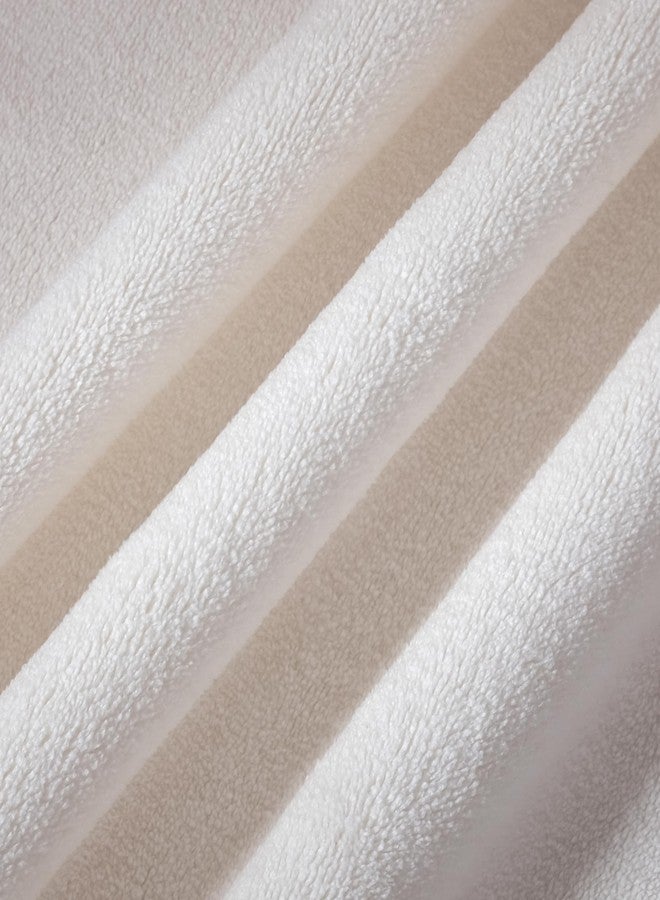 POLYTE Hypoallergenic Gentle Microfiber Baby Washcloth, 10 x 10 in, 6 Pack (White) - Image 4