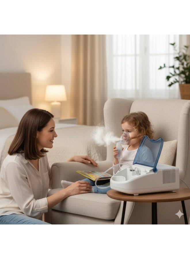 FLAEM Inhaling therapeutic steam with the high-quality Italian Alicair F400 device produces a fine mist suitable for children and adults, relieving allergies and coughs with excellent speed. - Image 3
