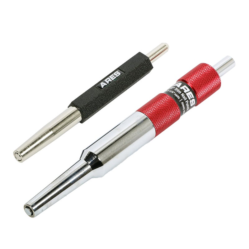 ARES 10117 2-Piece Trim Nail Punch Set 6-Inch and 7.5-Inch Punches Drive Nails Up to 1-1/4-Inch (31.2mm) - Image 1