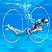 Keeparlus Fun Swimming Pool Toys for Kids Diving Practice Swim Thru Rings for BoysGirls Ages 412 - Image 3